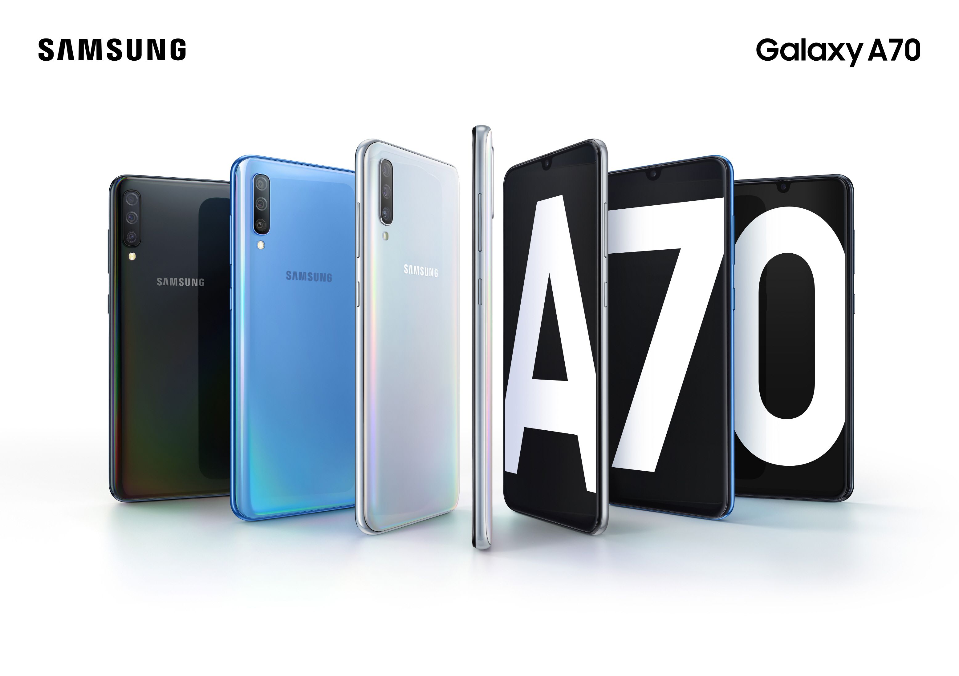 Il Samsung Galaxy A70 è stato svelato ufficialmente: un phablet di fascia media molto interessante