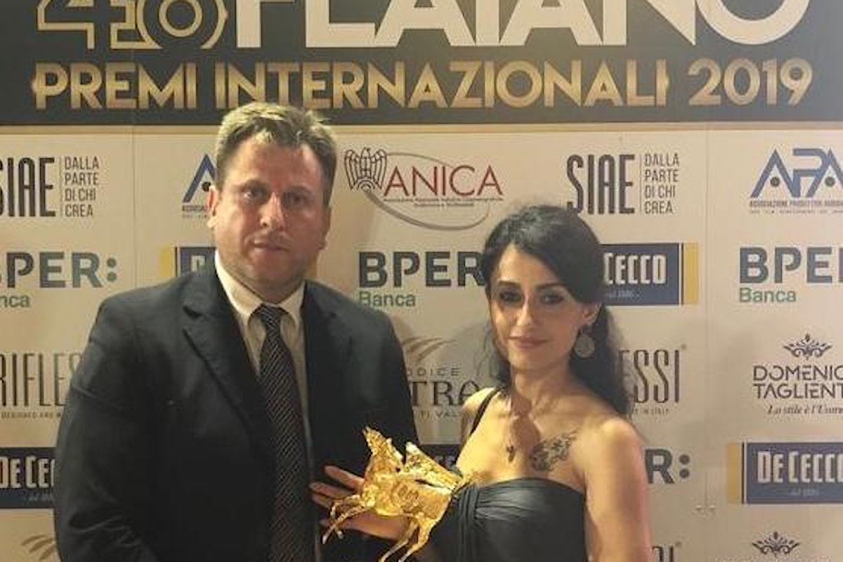 Pegaso D'Oro per il cinema ai registi del momento Francesco Gagliardi e Stefania Capobianco