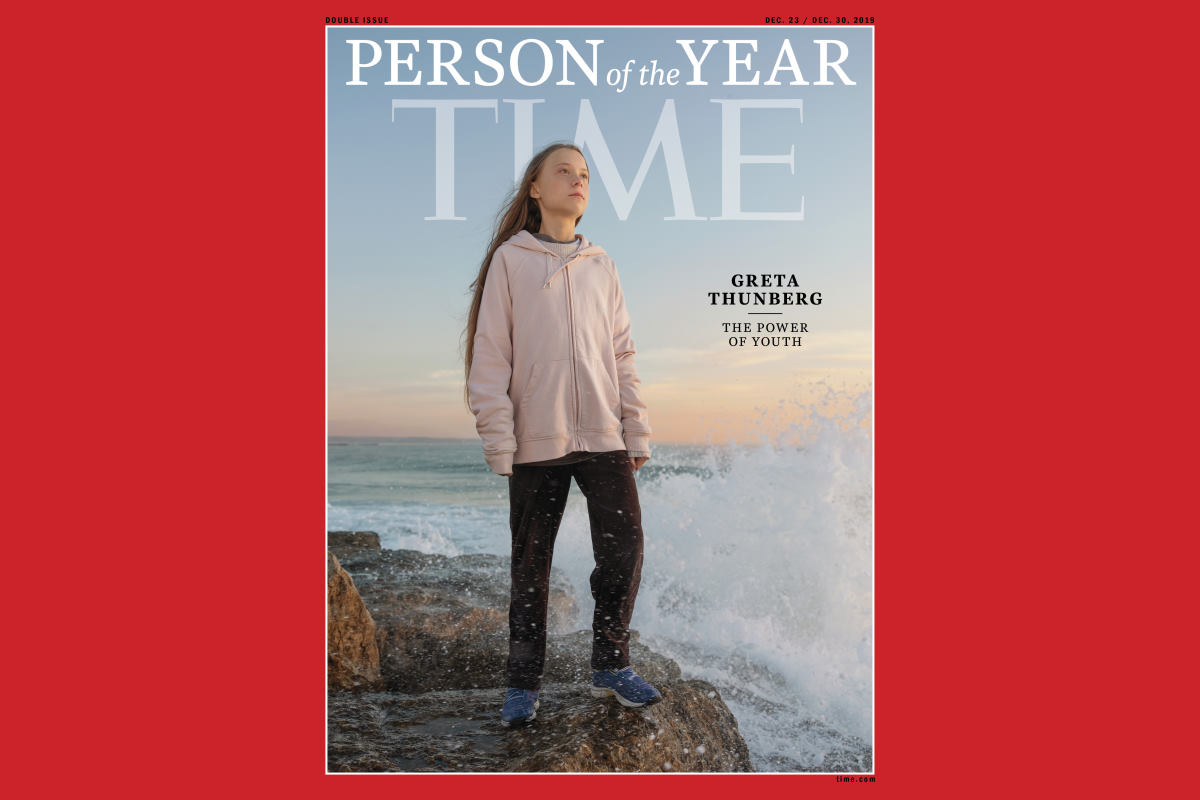 Time: Greta Thunberg persona dell'anno per il 2019