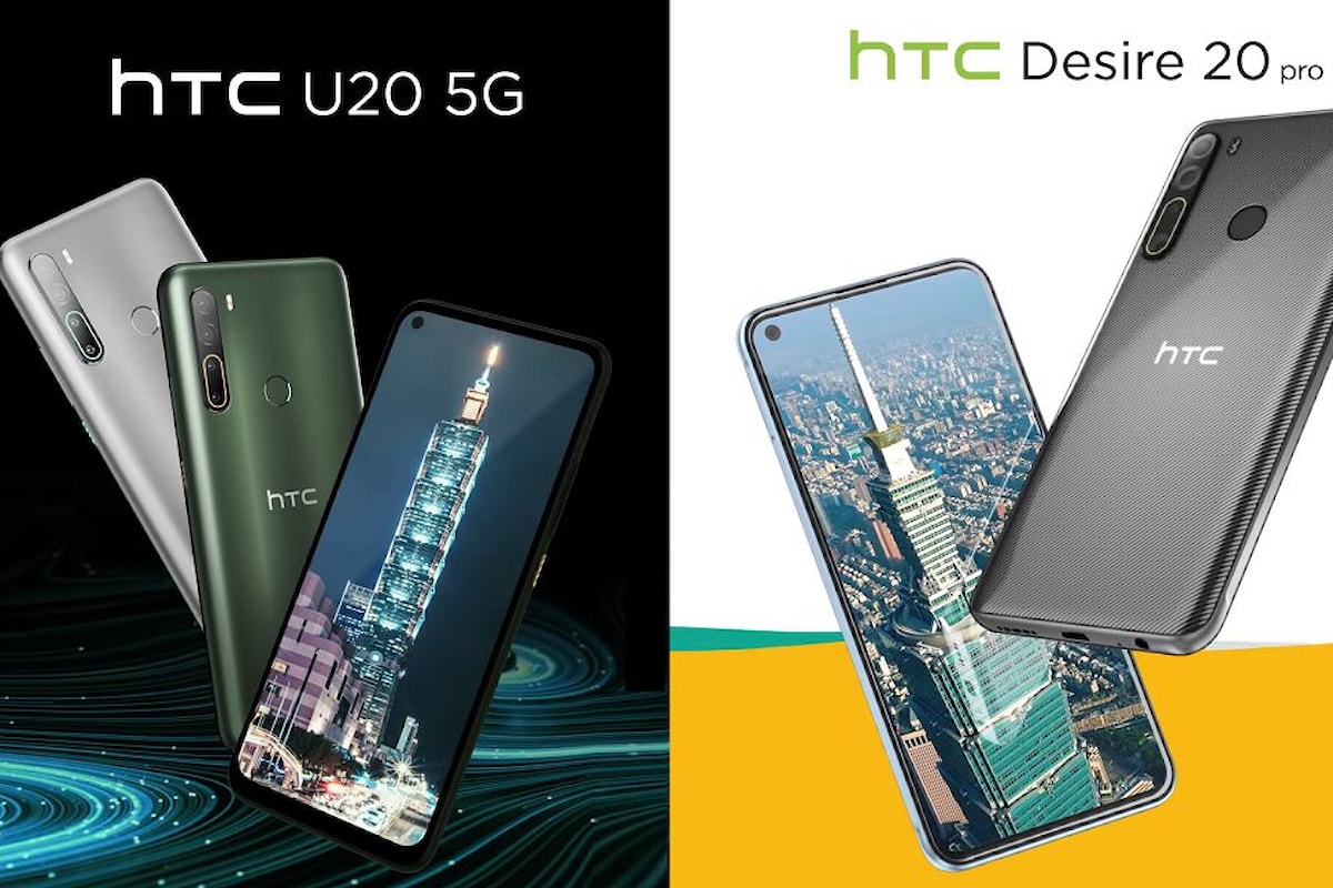 HTC ci riprova e lancia sul mercato i nuovi HTC U20 5G e HTC Desire 20 Pro