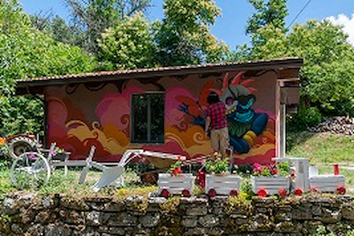 Al Borgo degli Artisti di Mossale inaugurate le opere di graffiti