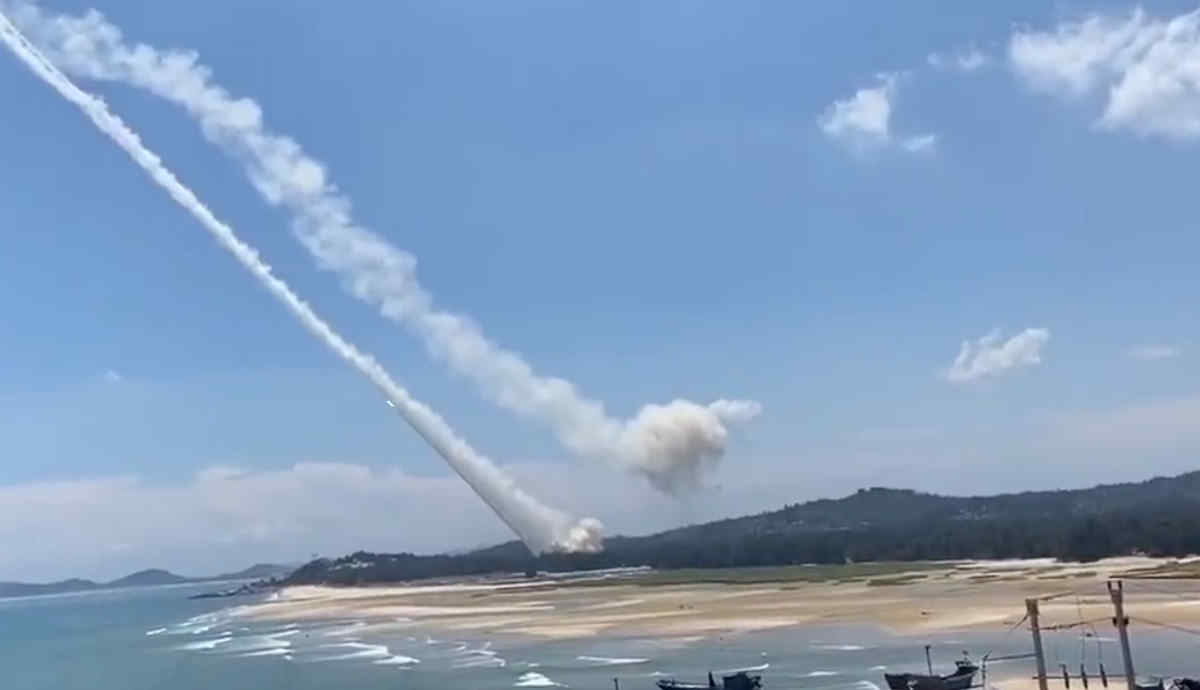 La Cina ha lanciato missili vicino a Taiwan e al Giappone