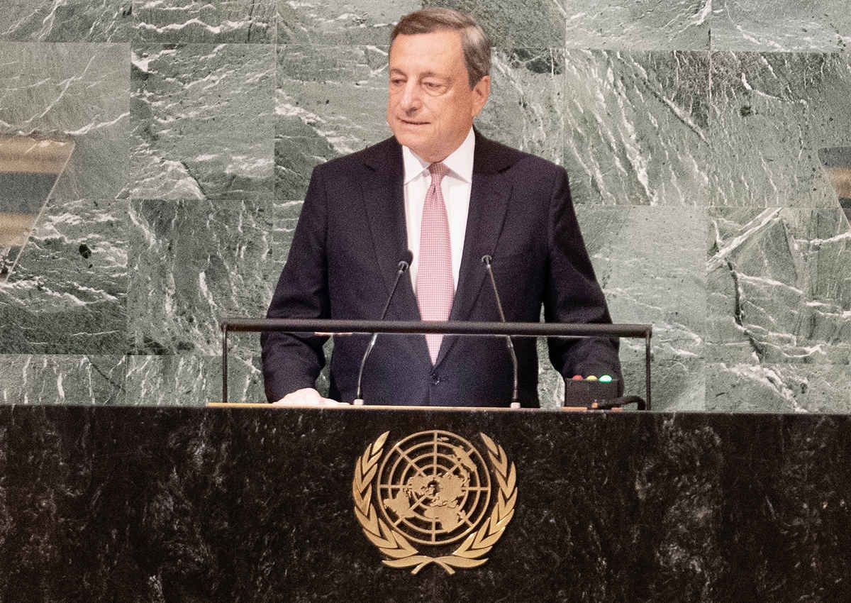 Il testo del discorso di Draghi alla 77.a sessione dell'Assemblea generale delle Nazioni Unite