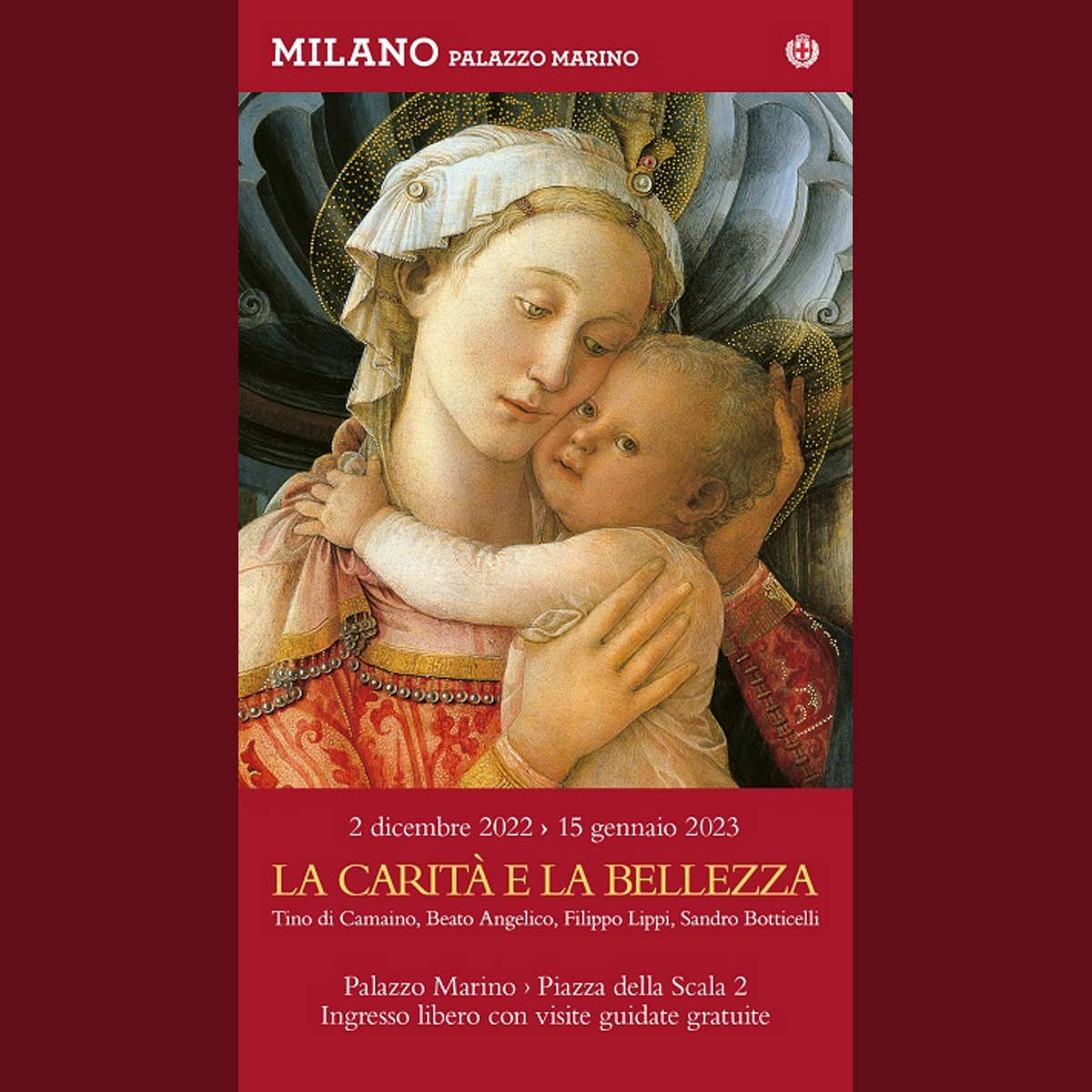 La Carità e la Bellezza raccontate attraverso quattro capolavori a Palazzo Marino a Milano