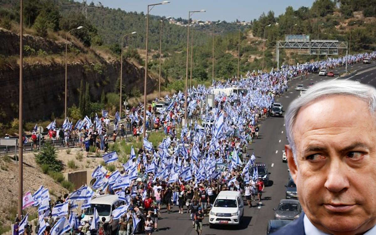Protesta di massa in Israele: centinaia di migliaia di persone davanti alla Knesset contro la riforma della Giustizia