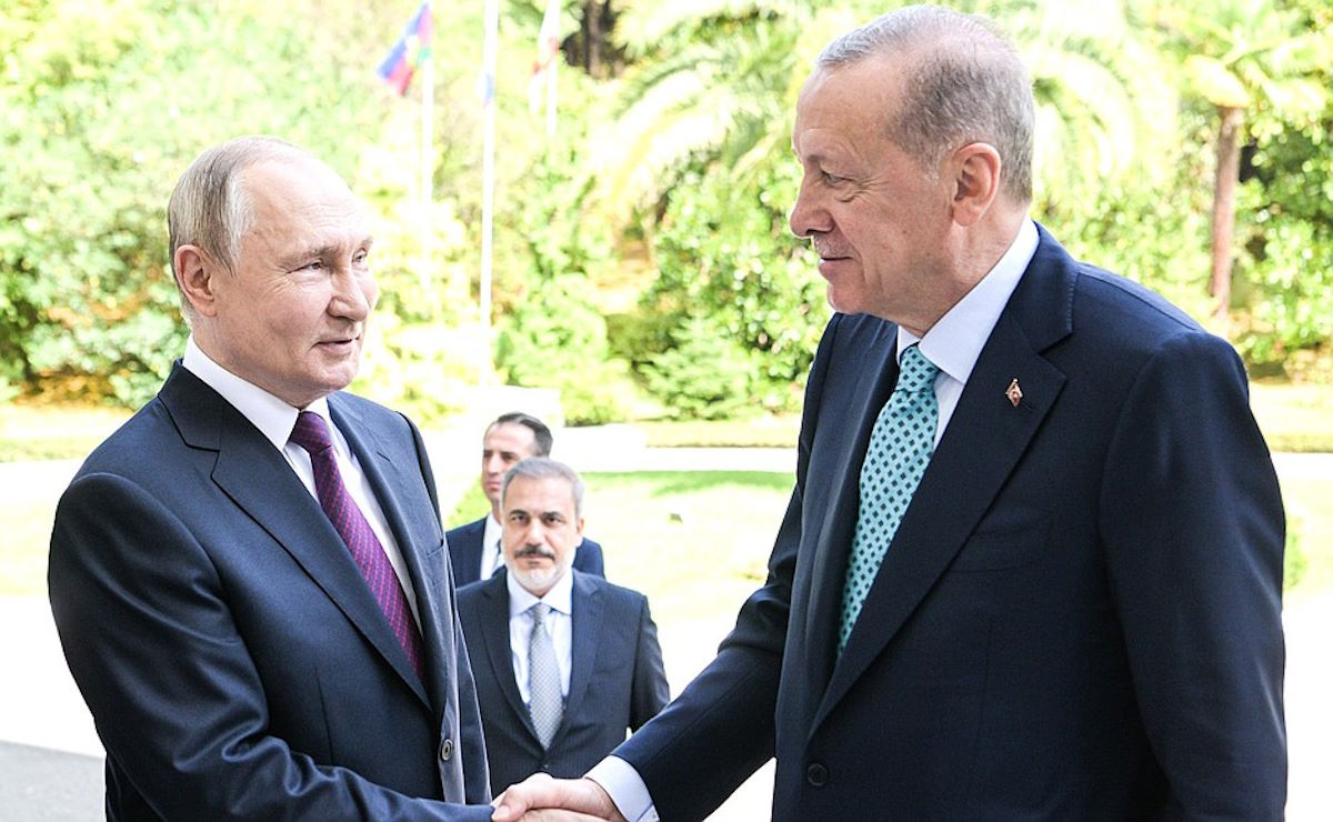 Dopo l'incontro con Erdogan Putin ha dichiarato che la controffensiva ucraina sta fallendo