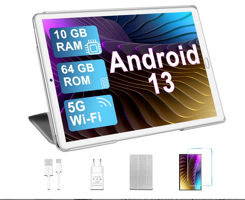 YESTEL Tablet 10 Pollici: La Tua Porta d'Accesso a un Mondo di Possibilità Android  13