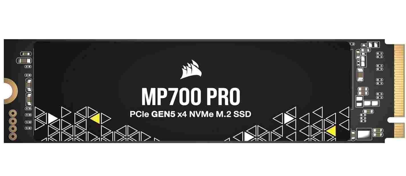 Corsair MP700 PRO 1TB M.2 PCIe Gen5: La SSD più Veloce del 2024 - Prestazioni Straordinarie fino a 11.700MB/sec