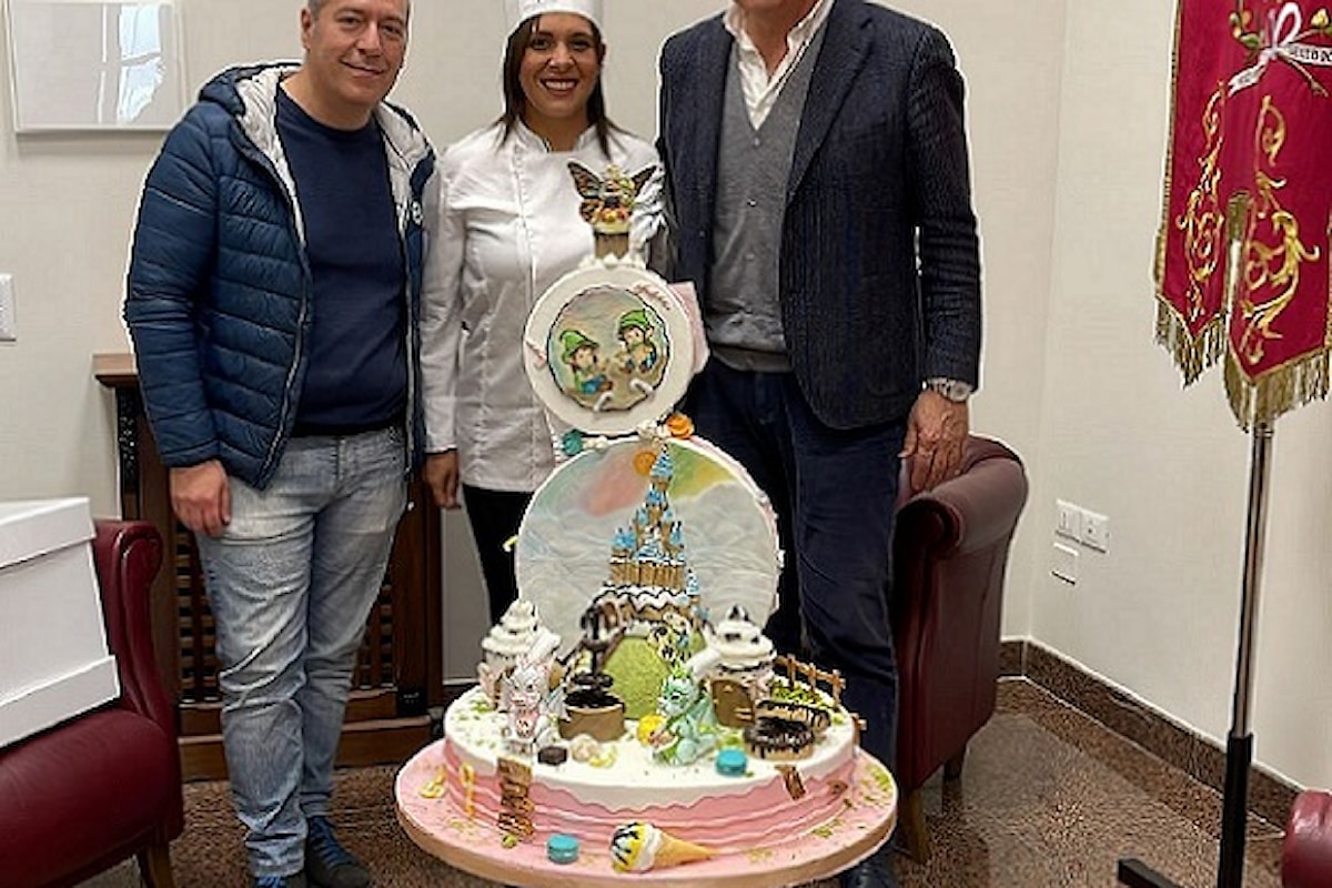 Milazzo (ME) - Partecipante ai campionati artisti decoratori di dolci ricevuta a Palazzo dell’Aquila