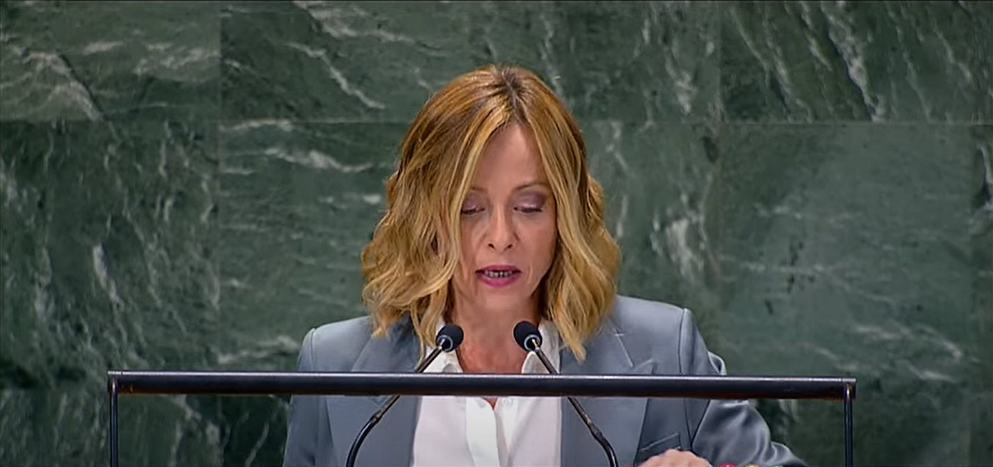 Lo storico intervento di Giorgia Meloni alla 79ª Assemblea Generale delle Nazioni Unite