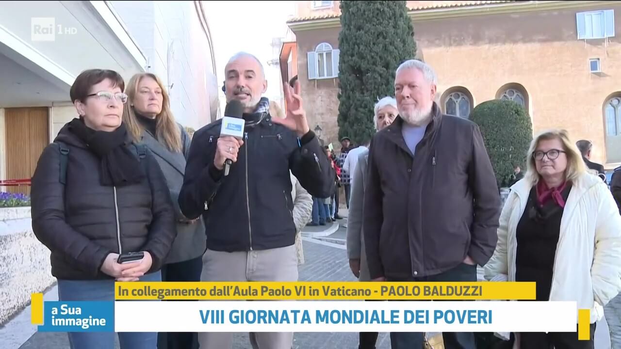 Giornata mondiale dei Poveri: la trasmissione di Rai1, “A Sua Immagine”, ospita la Società di San Vincenzo De Paoli