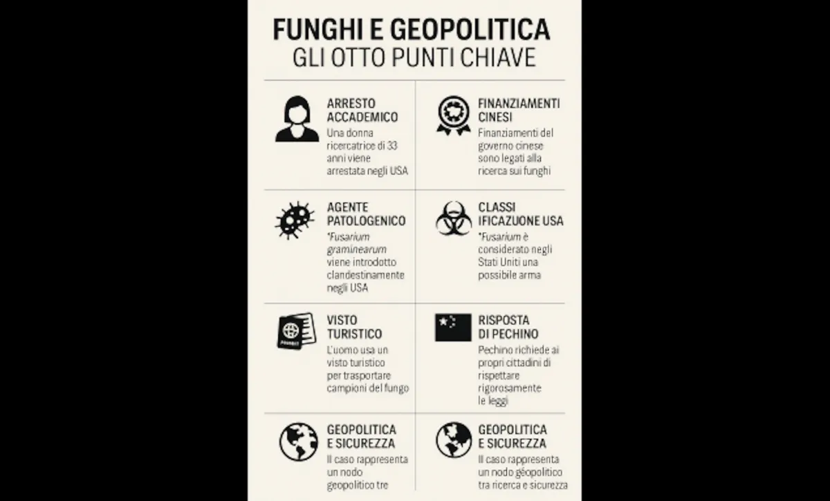 Funghi e veleni tra Washington e Pechino: intrigo internazionale