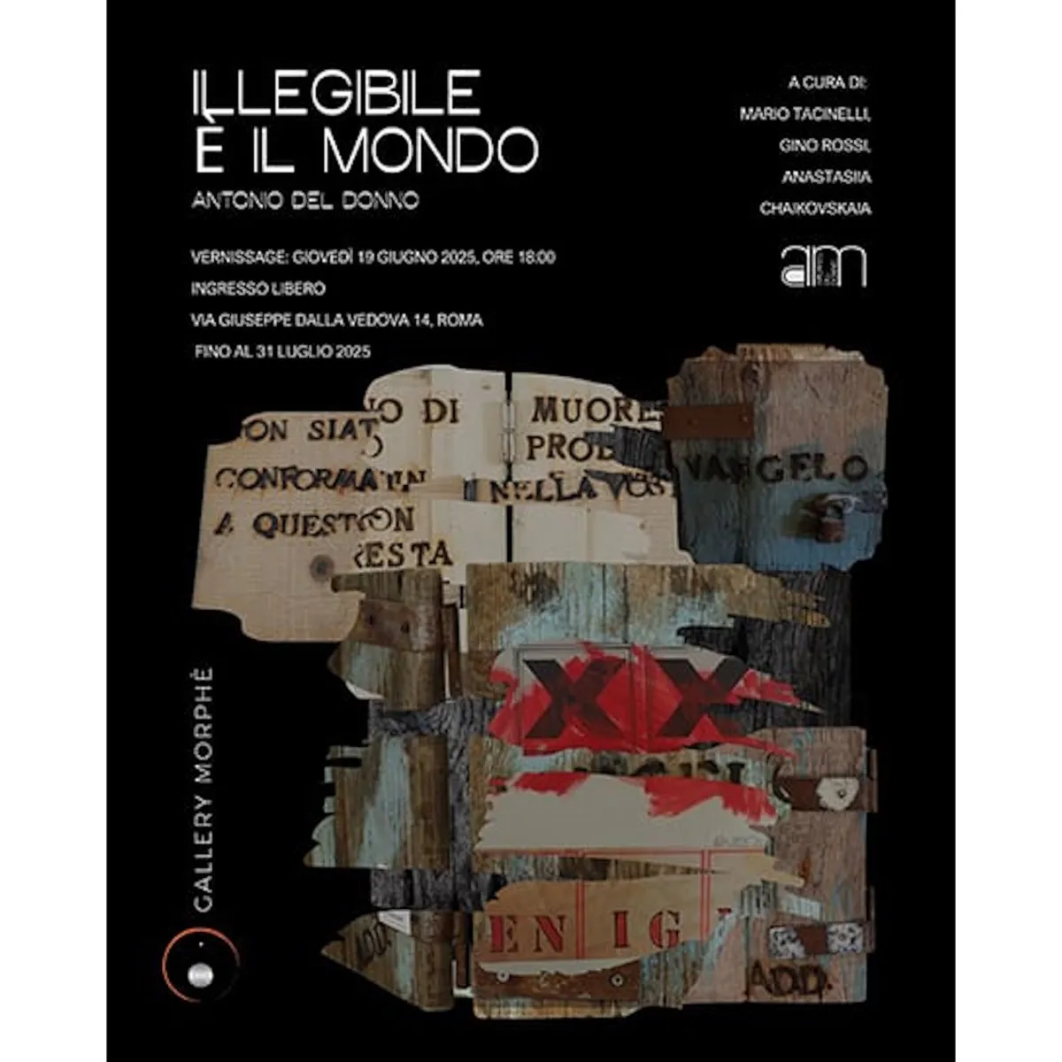 Illeggibile è il mondo | Antonio Del Donno: pittura, segni, Vangeli
