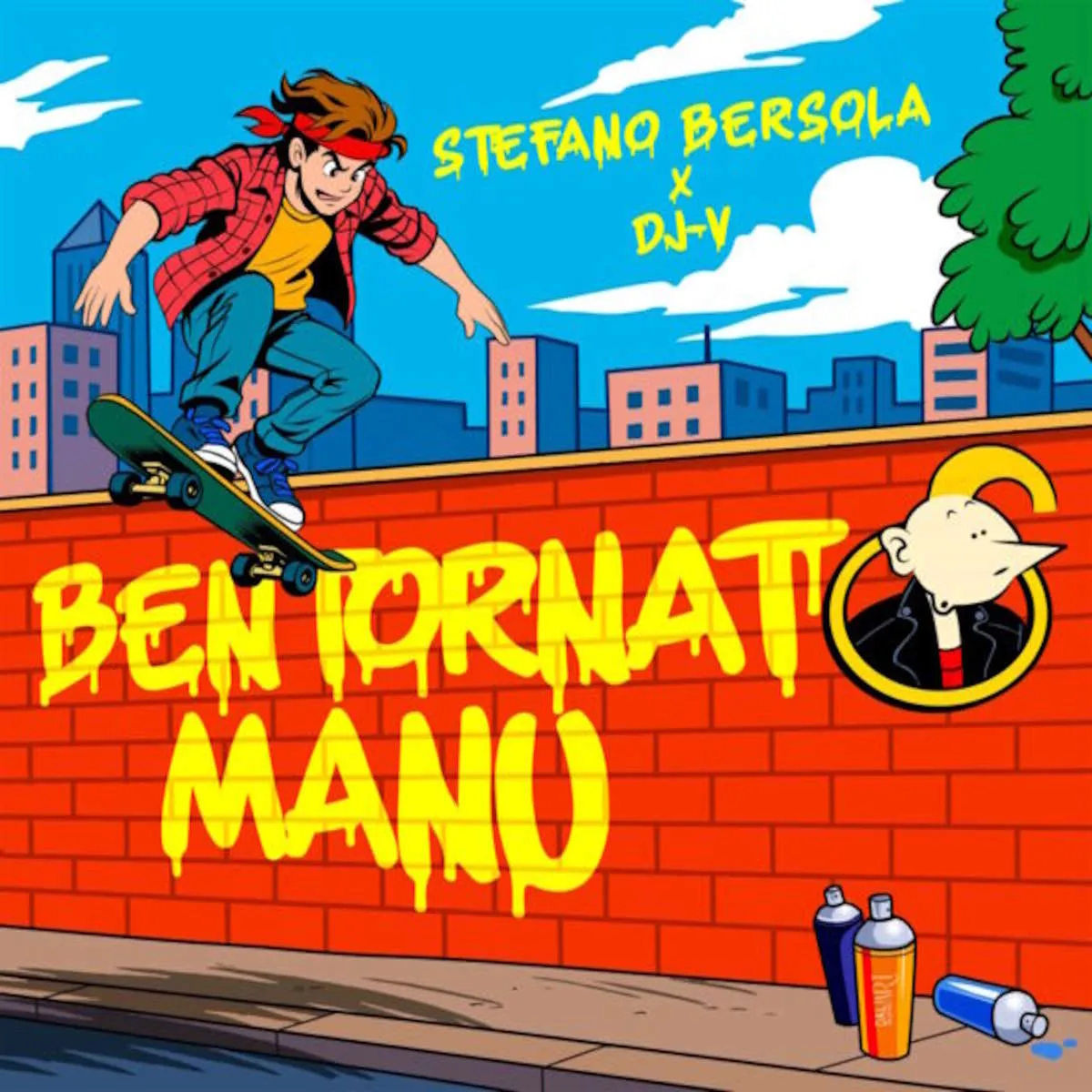 Stefano Bersola canta la nuova sigla del cartoon francese degli anni ‘90 “Bentornato Manu!”