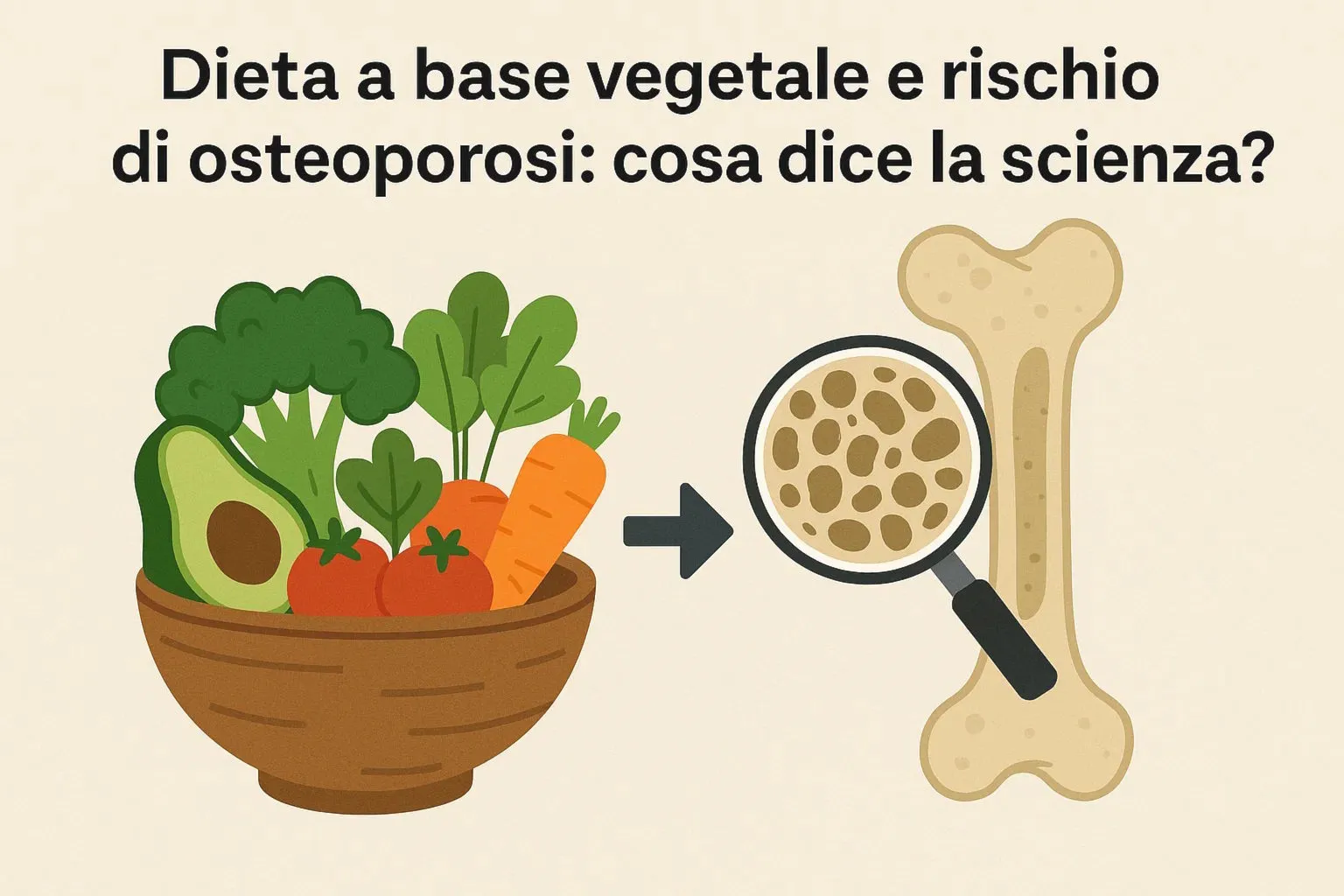 Dieta a base vegetale e rischio di osteoporosi: cosa dice la scienza?