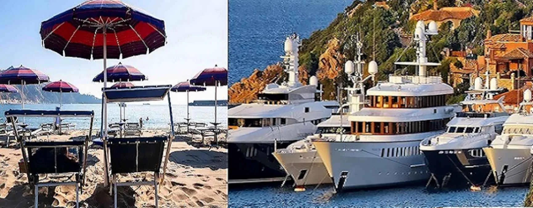 L’Italia divisa tra spiagge vuote e yatch di lusso!