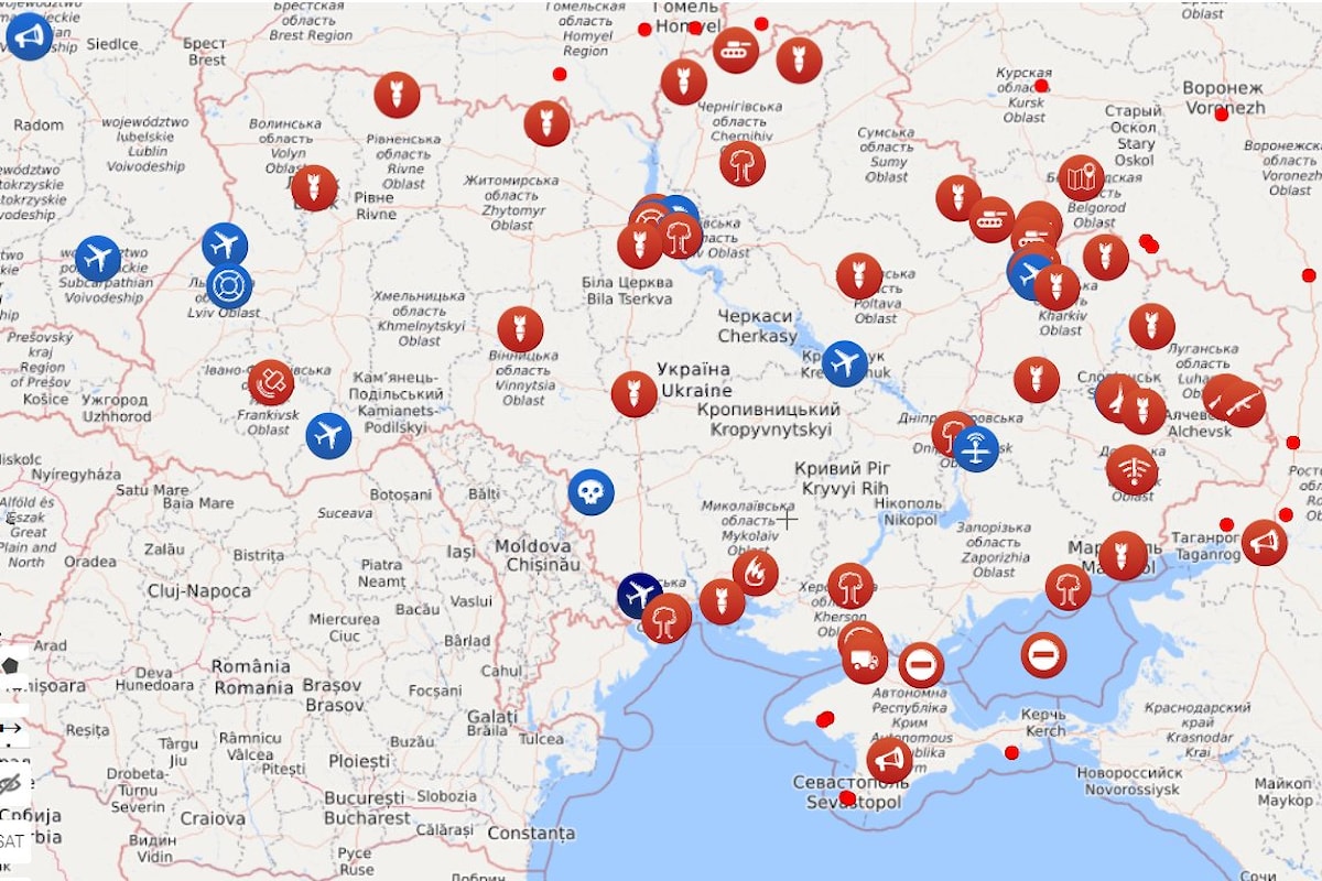 Ucraina: i primi combattimenti in tempo reale