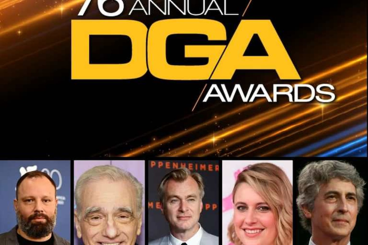 Nominations Directors Guild of America Awards 2024: i registi favoriti per la cinquina degli Oscar
