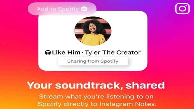 Instagram Notes diventa musicale: ora mostra in tempo reale cosa ascolti su Spotify