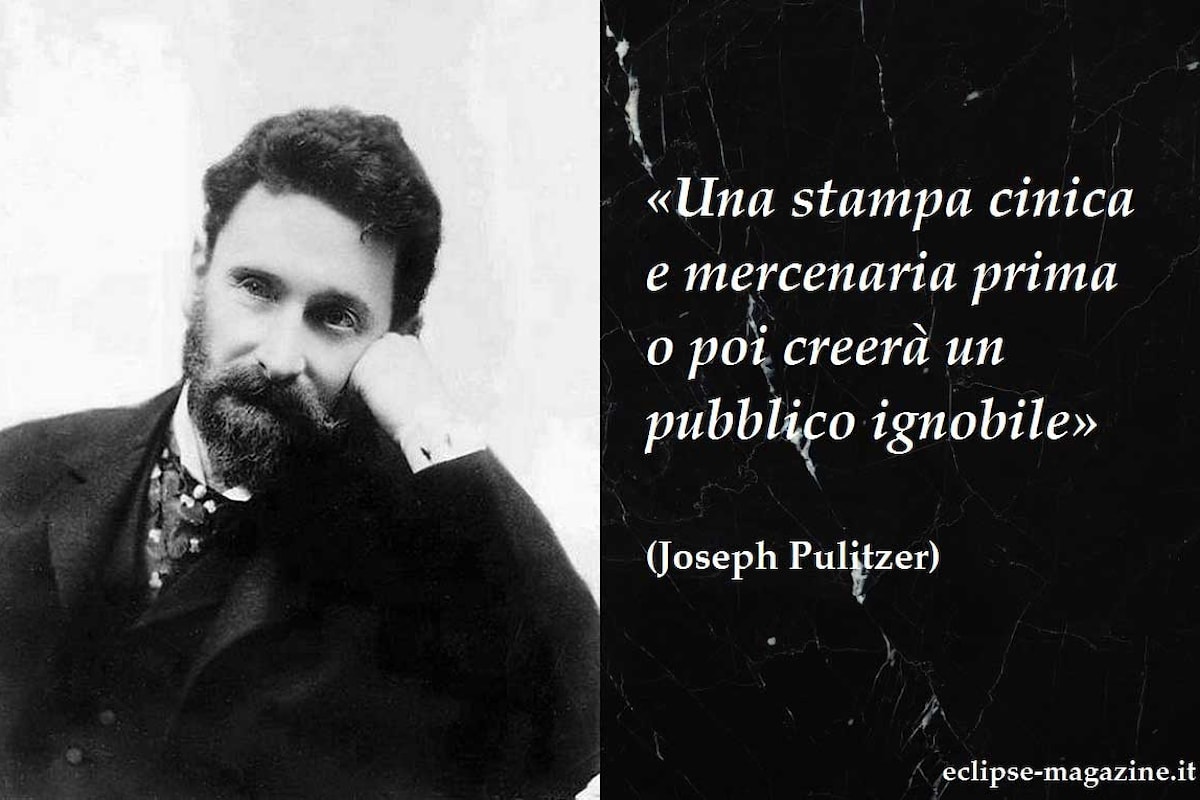 Aforisma di oggi, 26 Maggio: Joseph Pulitzer