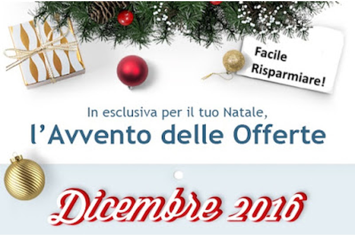 Avvento delle Offerte 2016: Ogni giorno un codice nuovo!