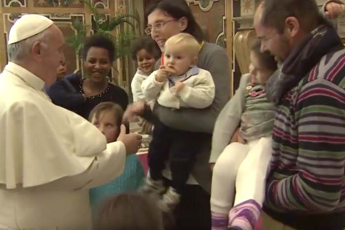 Papa Francesco saluta la comunità di Nomadelfia e ricorda Don Zeno Saltini