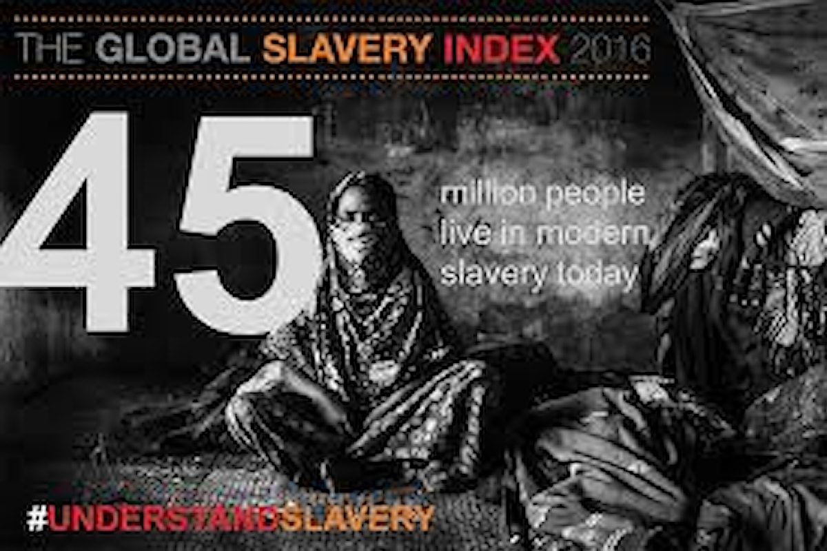 La crisi dei migranti aggrava il fenomeno della schiavitù in Europa secondo il Global Slavery Index 2016