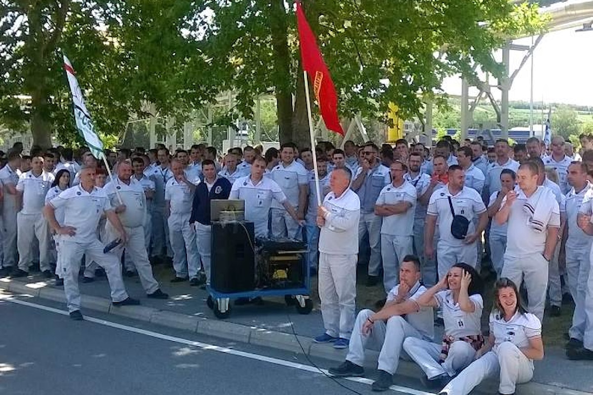 In Serbia i lavoratori della Fiat sono in sciopero da due settimane